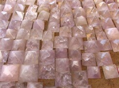 Amethyst pyramids